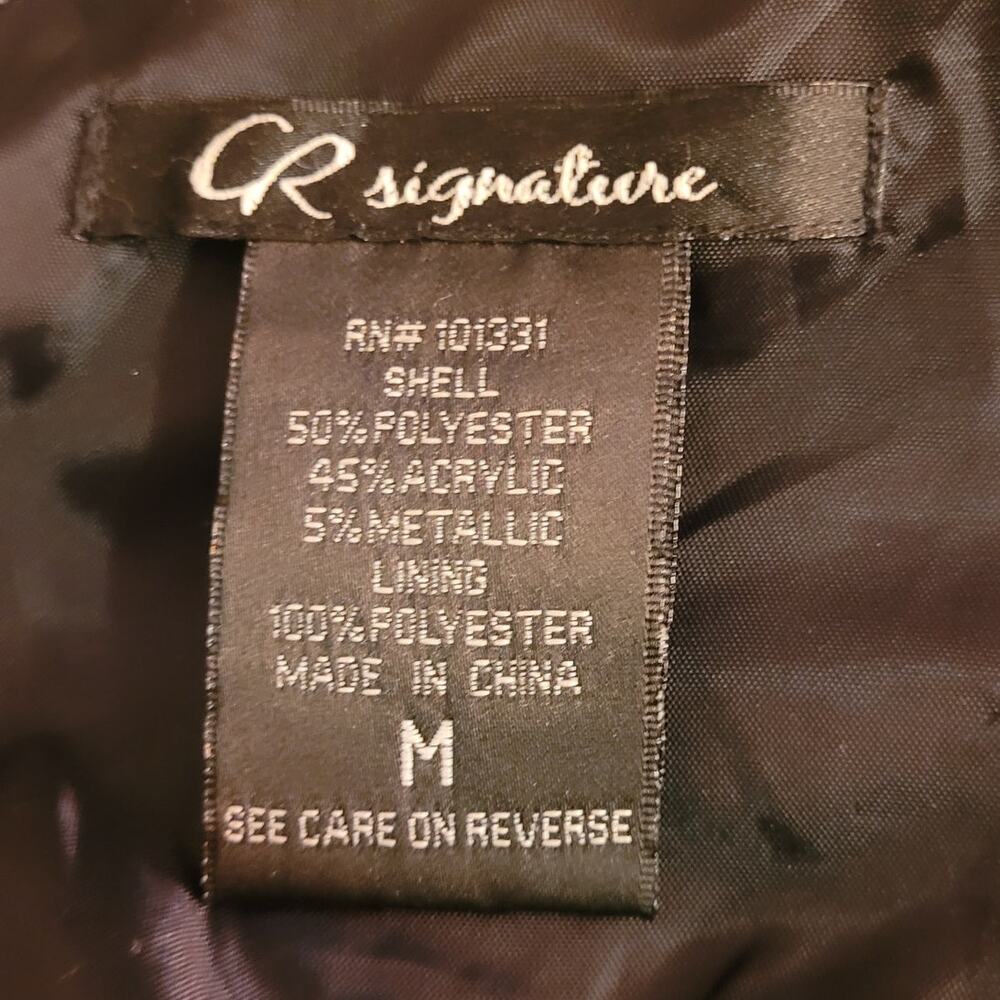 Strapless Purple Metallic Mini Dress Medium Shimmer Party Ruffle Bodycon Party - Picture 6 of 11